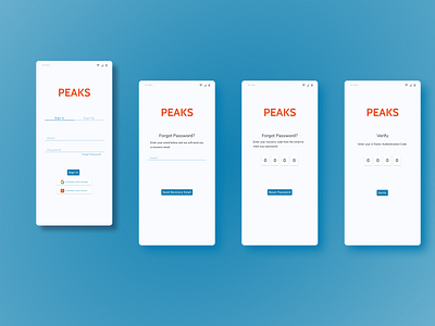 PEAKS Fitness App application branding design dribbble best shot dribble figma fitness fitness app interface layout product product design ui ui design uidesign user experience userinterface ux ux ui wireframe