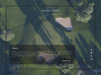 Jeremy's Ranch dailyui design figma landing page landing page design landingpage ui ux ux ui web web design webdesign