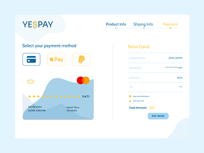 YESPAY - Daily UI - Credit Card