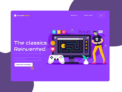 ArcadeHouse Design- DailyUI