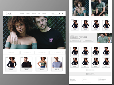 Clothes Shop Web Design clothes design fashion shop ui webdesign