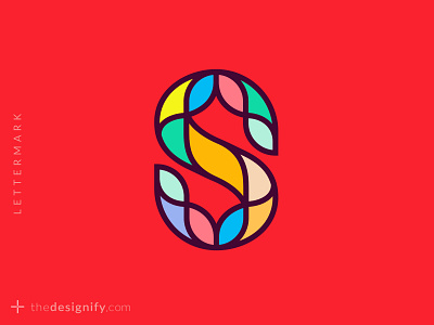 S logo branding colorful creative design designs elegant initial letter logo logos logotype monogram s simple symbol type