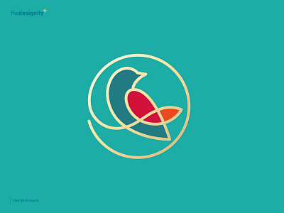 Bird Logo bird birds branding colorful design designer designs elegant emblem for sale illustration logo logos mark minimal nature outline symbol