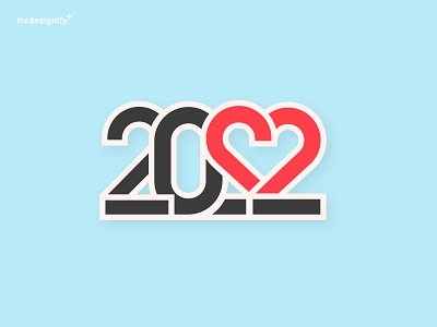 2022 2022 2023 banner digits happy new year 2022 logo minimal new poster type typography wishes year