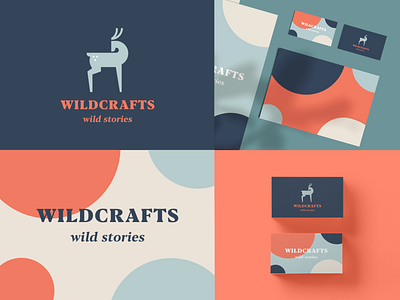 Wildcrafts - Brand visual identity abstract animal branding clever elegant flat icon identity logo luxury mark minimal pattern typeface wild