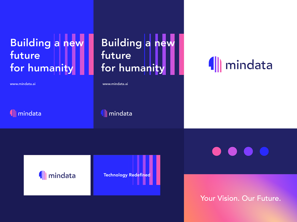 Mindata - identity system by Ahmed creatives on Dribbble