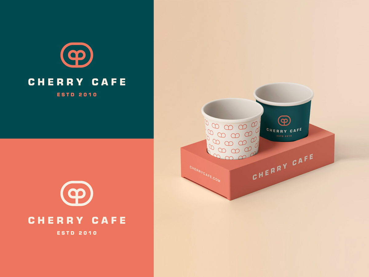 Cherry cafe Packaging by Ahmed creatives on Dribbble