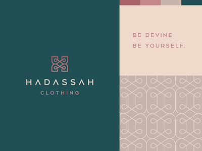 Hadassah abstract apparel beautiful branding clever clothing elegant fashion flat h icon identity letter logo luxury mark minimal monogram premium women