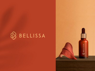 Bellissa Branding branding clever cosmetic design elegant fashion flat heart high end icon line logo luxury mark minimal monogram packaging stroke