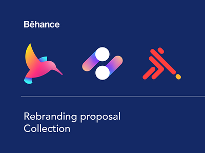 Rebranding Proposal Collection abstract ai app bird branding clever design flat gradient hockey icon kingfisher logo mark minimal sports technology