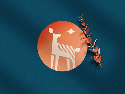 Mystic Deer branding crypto deer design elegant gradient icon illustration logo luxury mark minimal mystic nature nft premium star wild