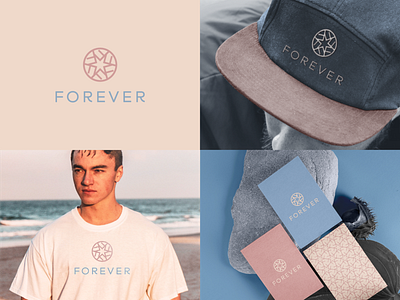 Forever Branding apparel branding clever clothing design elegant f fashion flat icon letter lifestyle logo luxury mark minimal monogram nature