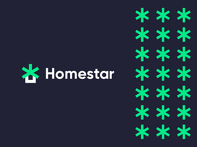 Homestar abstract arrow bold branding clever corporate crypto design finance flat home house icon logo mark minimal money nft real estate star