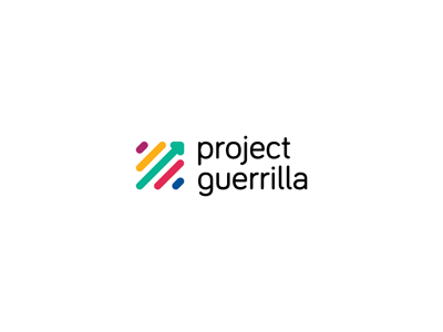 Project Guerrilla branding identity logo mark startup