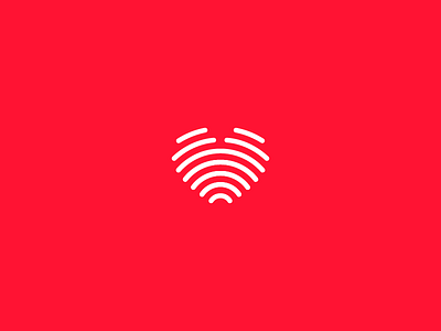 wifi + heart mark