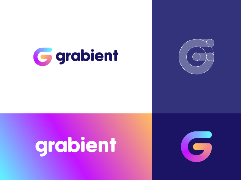 Grabient - Logo Concept by Ahmed creatives on Dribbble