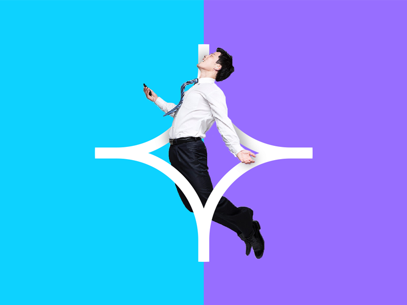 Oraf - Visual Identity marketing consultancy jump stroke star young startup identity branding finance