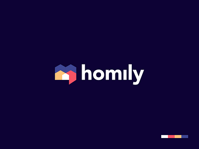 homily 02 abstract app branding chat clever home logo review talk technology