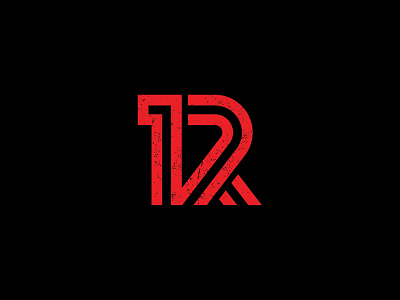 R17 1 7 bold branding clever letter logo monogram r sports