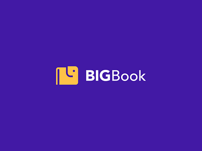 BigBook abstract animal book branding clever elephant flat icon identity logo mark minimal