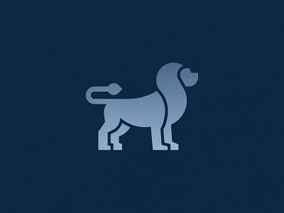 Lion mark abstract animal branding clever elegant flat gradient icon identity lion logo luxury mark minimal negativespace wild