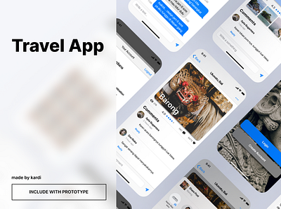 UI Travel App app design landingpage prototype travel ui ux