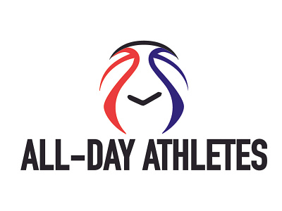 Allday Athletes Logo athletic basketball design illustration logo sport