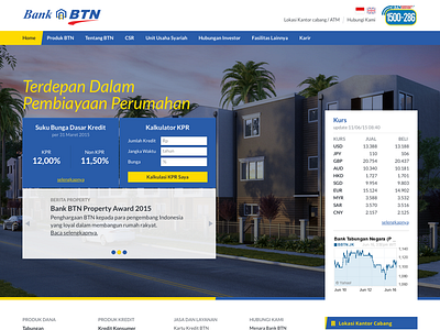 Bank BTN Website website