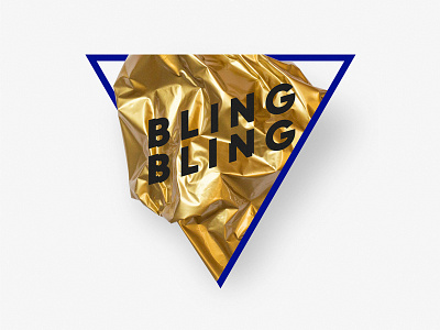 Bling Bling art design direction experimental photography shooting studio typography