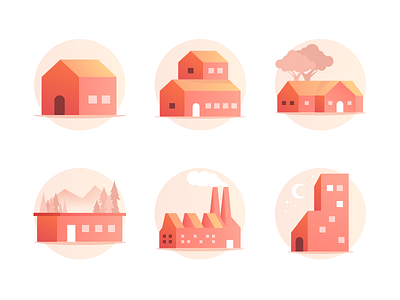 Coral Property design icon illustration living coral property vector