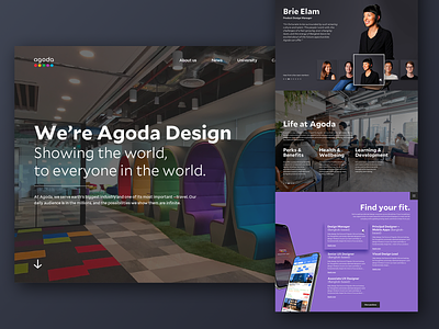 agoda design ui website