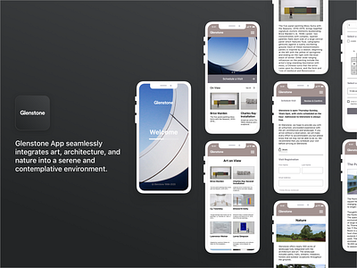 Glenstone Mobile App (Concept) mobile mobile app mobile app design mobile ui ui ui design ux design