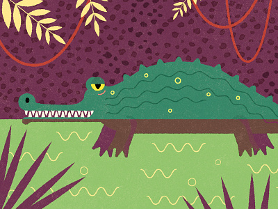 Crocodile animal crocodile illustration river wildlife