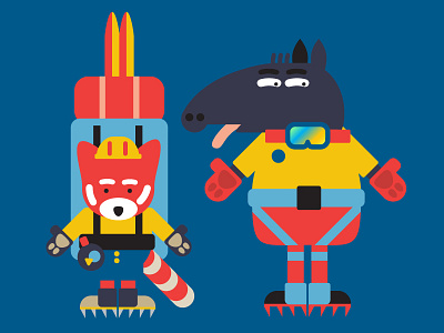 Tibet 3 animal characterdesign design everest illustration mountain tibet