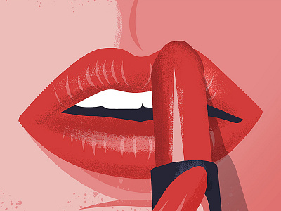 Adult Swim ID lips lipstick red sexy woman