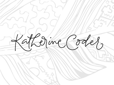 Katherine Coder / Logo lettering