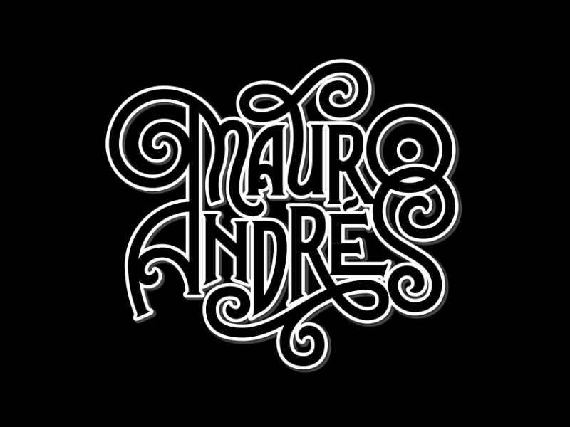 Mauro Andrés Lettering Animation animation artnouveau chile concepcion framebyframe handlettering lettering mauroandres motiongraphics type typeface