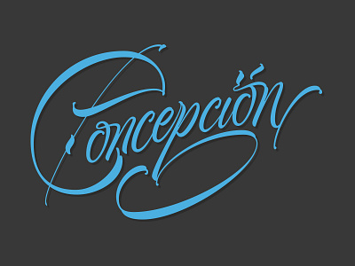 Concepción / Behance Portfolio Reviews brushlettering chile concepcion handlettering lettering type typography