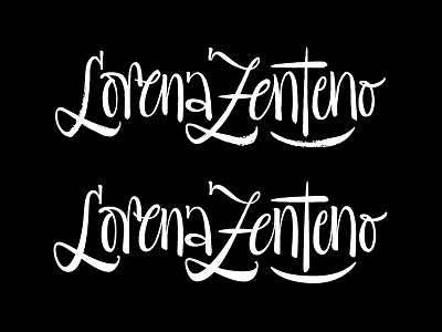 Lorena Zenteno Photography / Logo brushlettering chile concepcion handlettering lettering type typography