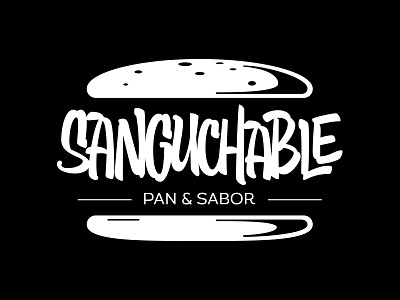 Sanguchable / Logo Lettering brushlettering chile concepcion handlettering illustration lettering type typography