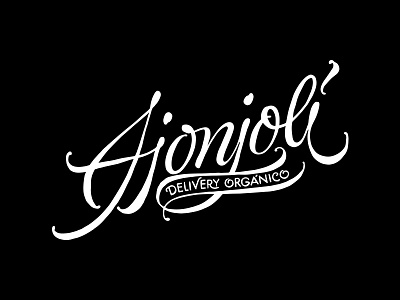 Ajonjolí / Logo Lettering brushlettering chile concepcion handlettering illustration lettering type typography