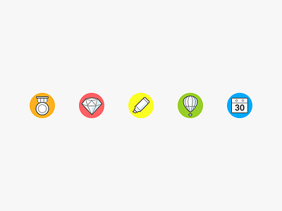 Icon set «value added services»