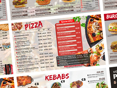 Pizza Menu Design l Restaurants tv menu Design l TV ad menu ads banne banner ads banner design design graphic design menu pizza pizza menu print design tv menu