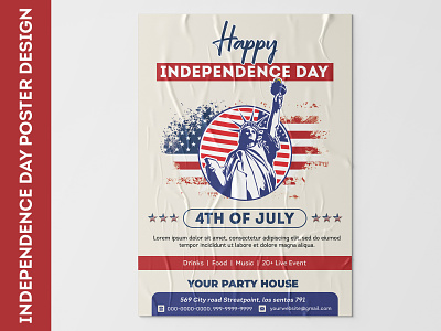 American independence day poster 2022 american independence day poster graphic design poster design socialmedia