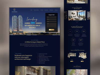 Real Estate Homepage design branding design flat design flats home page landing page launching real estate uiux uiuxdesign website design