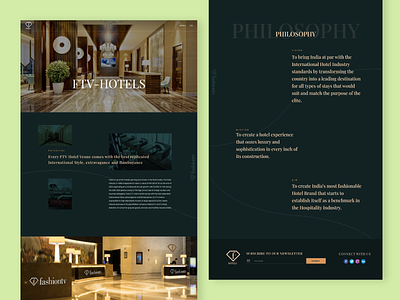 Home Page - Hotel booking branding flat design franchise ftv hotel illustration landing page ui uiux uiuxdesign webdesign website