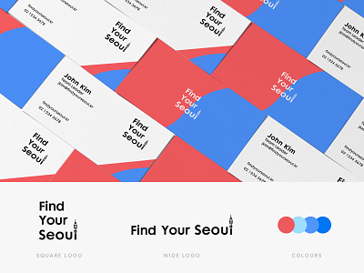 Find Your Seoul app brand branding identity logo mockup