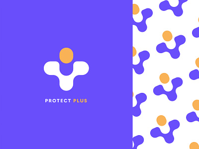 Protect Plus Logo brand design icon identity logo