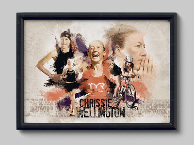 Chrissie Wellington Poster design poster print visual