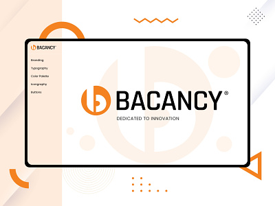 Bacancy | Creating A Style Guide In Minutes - XD Challenge bacancy branding guide logo style style design style guide ui design uiux